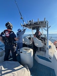 The Coast Guard interdicted 11 suspected aliens approximately 26 miles west of Point Loma, Saturday.