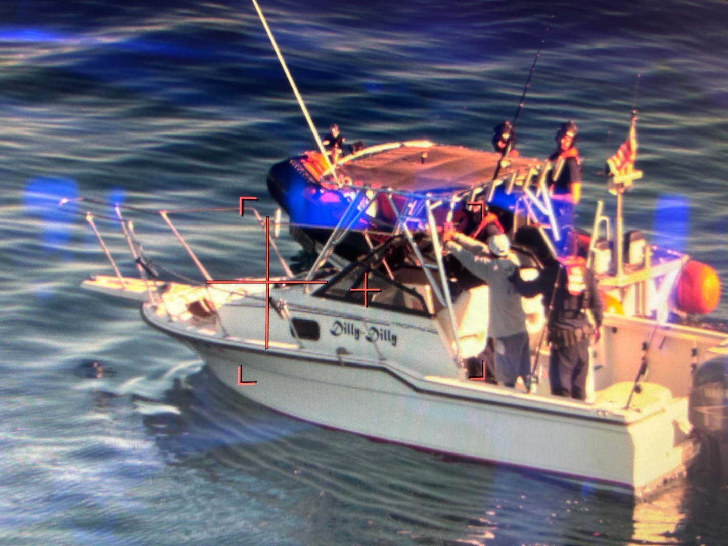 The Coast Guard interdicted 11 suspected aliens approximately 26 miles west of Point Loma, Saturday.