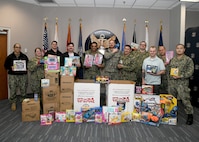 Suffolk Sailors Bring Holiday Cheer with Toys for Tots