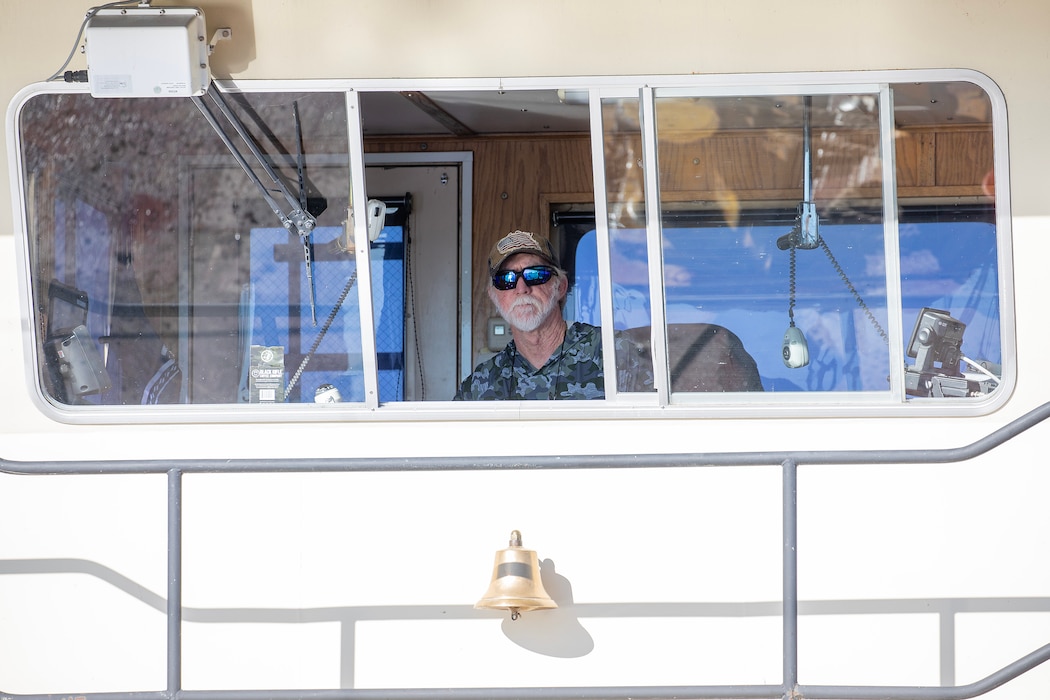 Photo of towboat pilot