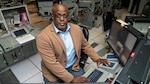 DAHLGREN, Va. – Rulx “Ro” Rosemond, a former U.S. Navy Aegis fire controlman and now a technical specialist and project lead for data links and sensors at Naval Surface Warfare Center Dahlgren Division, continues his lifelong mission of service by shaping how the Navy’s combat systems perform for the next generation. (U.S. Navy Photo by Morgan Tabor)