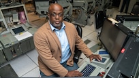 DAHLGREN, Va. – Rulx “Ro” Rosemond, a former U.S. Navy Aegis fire controlman and now a technical specialist and project lead for data links and sensors at Naval Surface Warfare Center Dahlgren Division, continues his lifelong mission of service by shaping how the Navy’s combat systems perform for the next generation. (Morgan Tabor/NSWCDD Photo)