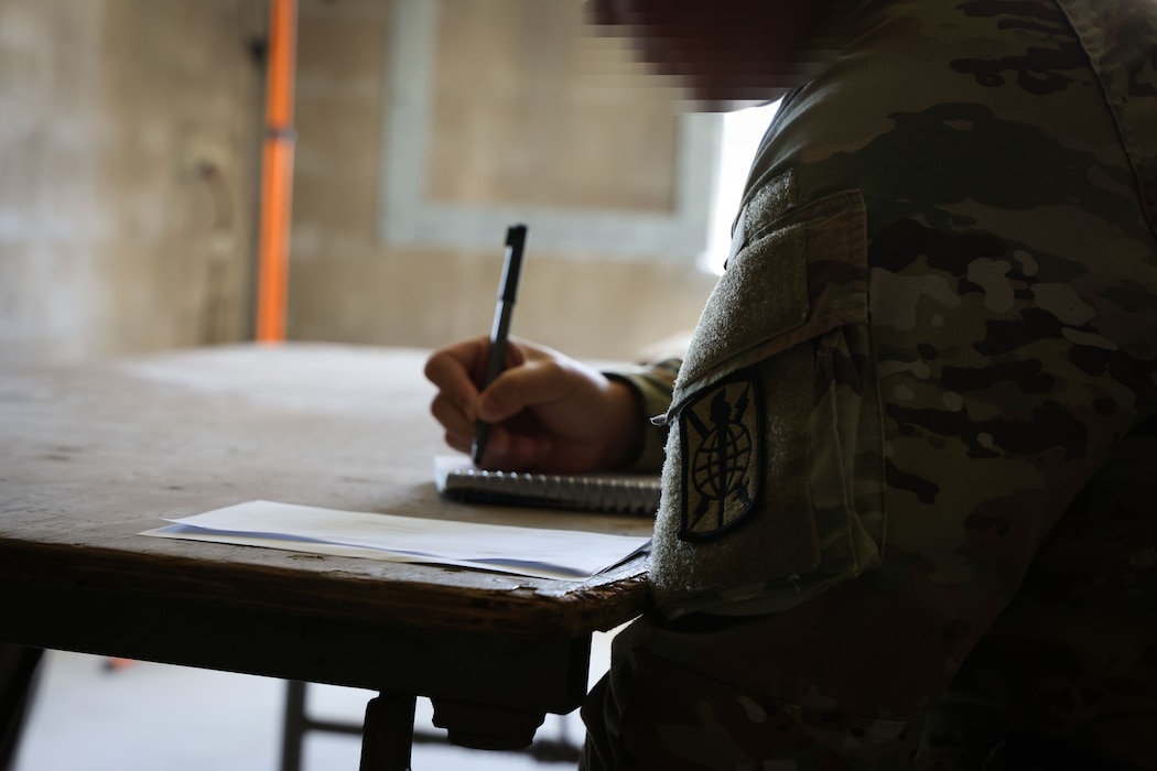 U.S. Army Soldiers assigned to the 311th Military Intelligence Battalion, 500th Military Intelligence Brigade–Theater, conduct mock interrogations to train during Exercise Vigilant Pacific (VIGPAC) at Gallipoli Barracks in Queensland, Australia, Nov. 10-20, 2025.