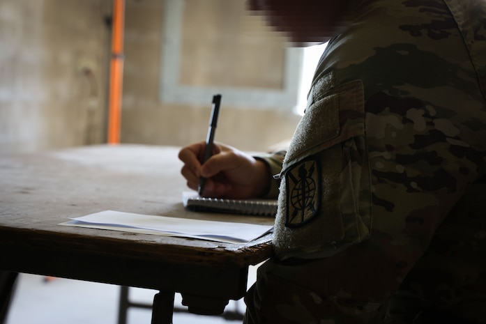 U.S. Army Soldiers assigned to the 311th Military Intelligence Battalion, 500th Military Intelligence Brigade–Theater, conduct mock interrogations to train during Exercise Vigilant Pacific (VIGPAC) at Gallipoli Barracks in Queensland, Australia, Nov. 10-20, 2025.