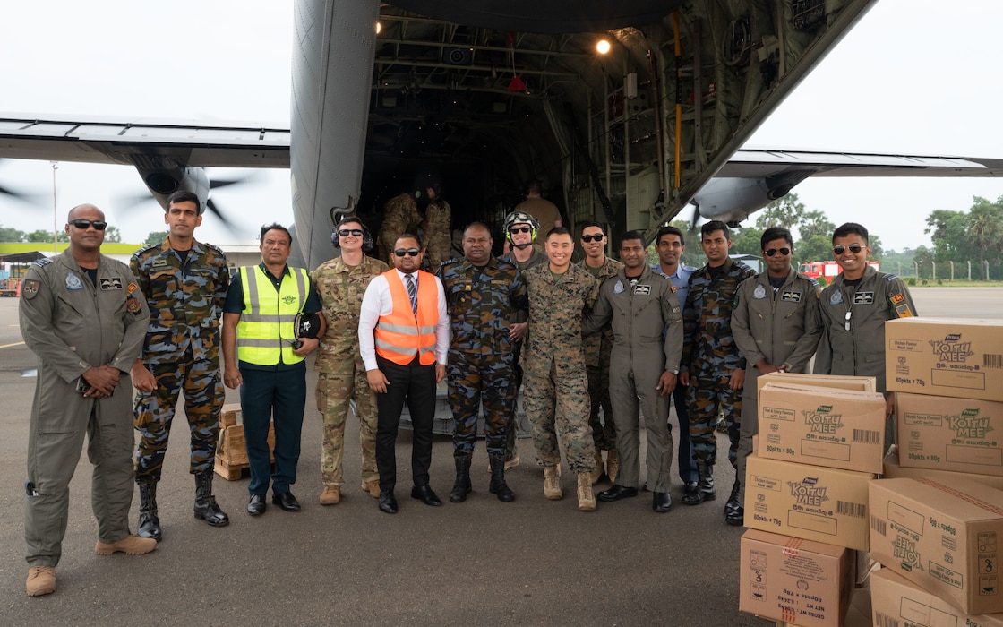 U.S. military is working alongside the Sri Lankan Disaster Management Centre and Sri Lankan Armed Forces to provide foreign disaster relief to communities impacted by Cyclone Ditwah, which caused severe flooding, widespread displacement and tragic loss of life. (Courtesy photo)
