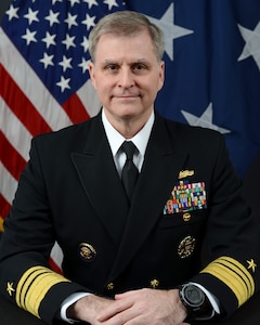 Official bio photo for Vice Adm. Fred Kacher, Director, Joint Staff