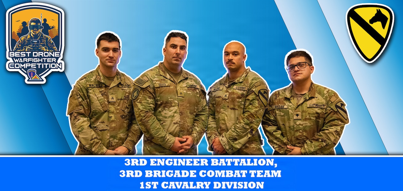 The U.S. Army Europe and Africa Best Drone Warfighter Competition features teams from the U.S., Spain and Italy who will compete in the competition from Dec. 8-10, 2025 in the Grafenwoehr Training Area, Germany.