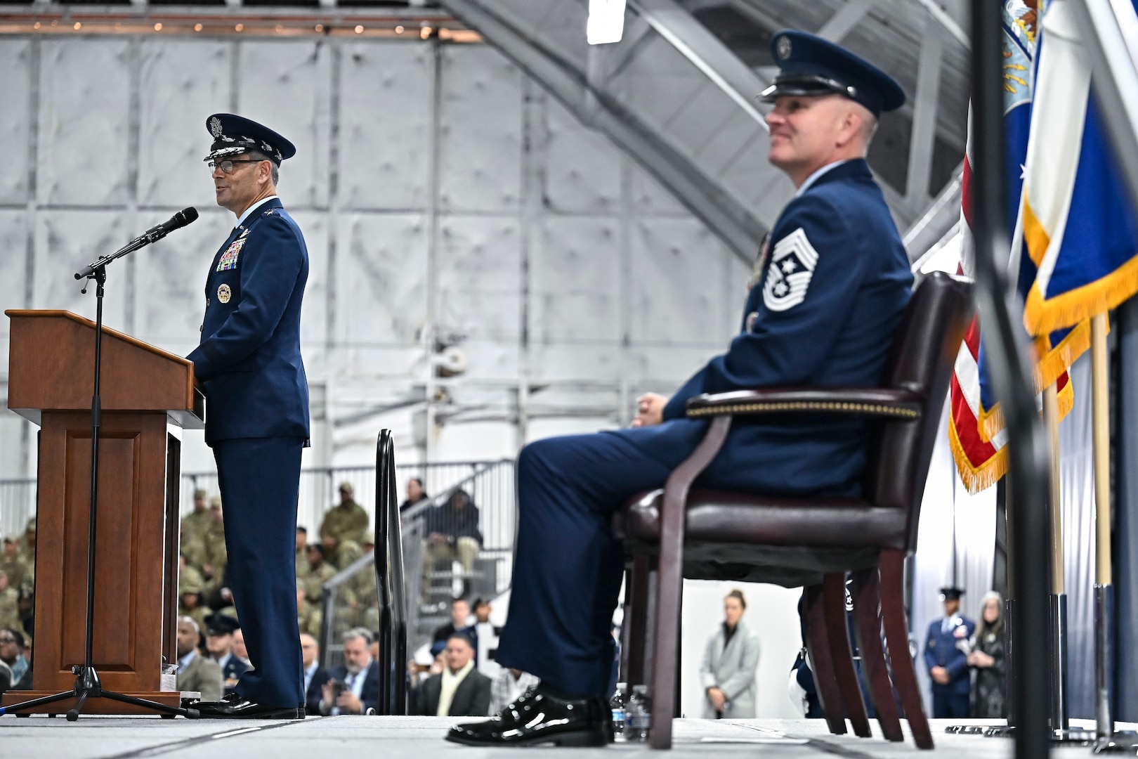 Chief Master Sgt. of the Air Force David Wolfe