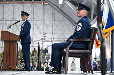 Chief Master Sgt. of the Air Force David Wolfe