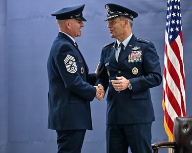 Chief Master Sgt. of the Air Force David Wolfe