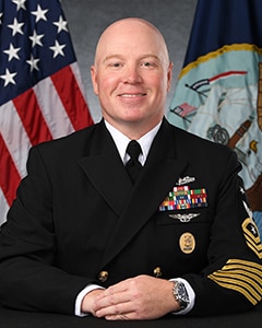 CMDCM (SW/AW) James A. Timmerman Command Master Chief, Naval Sea Systems Command