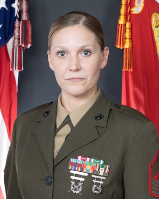 Portrait of Sergeant Major Christine L. Bloomfield