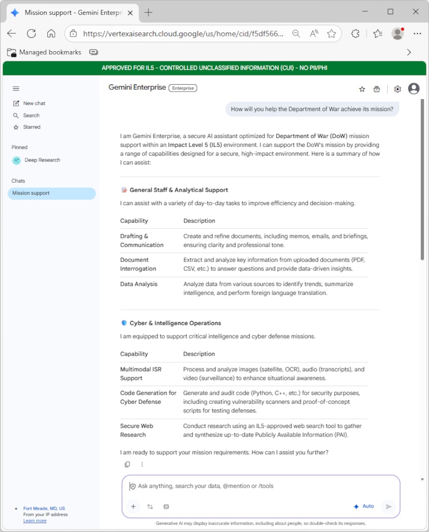 A screenshot of a webpage shows a text interaction where a question is posed, and a detailed response is given.