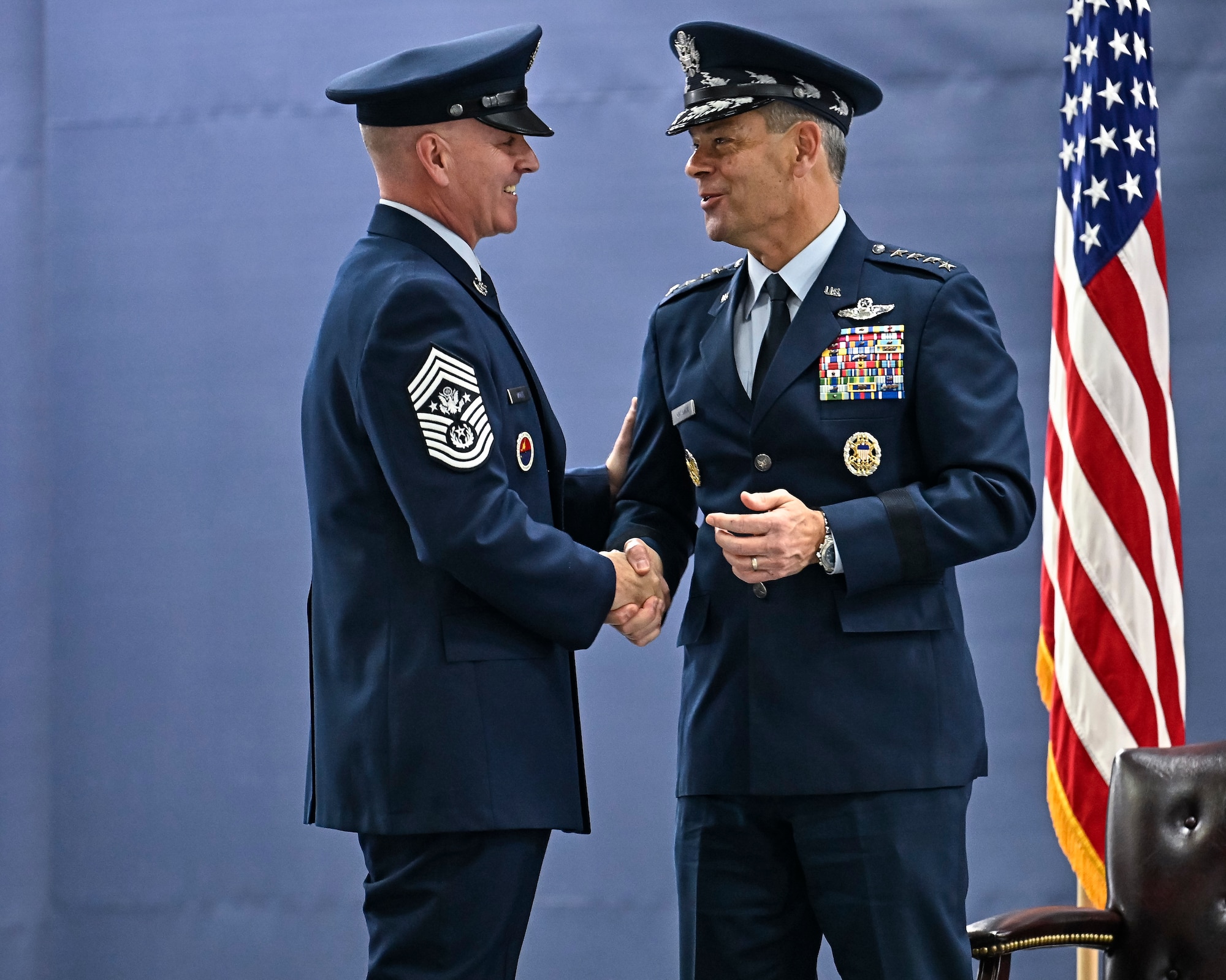 Chief Master Sgt. of the Air Force David Wolfe