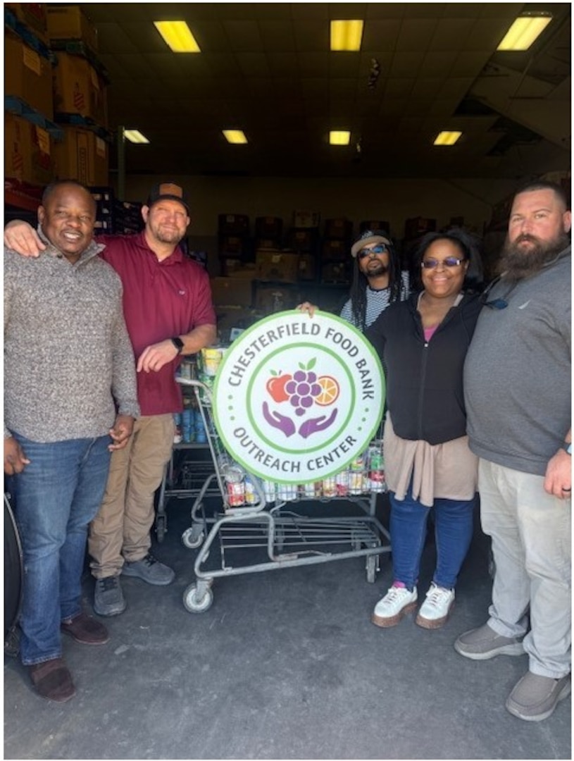 Directorate within Weapons Support (Richmond) rallied to provide canned goods for a local food bank.