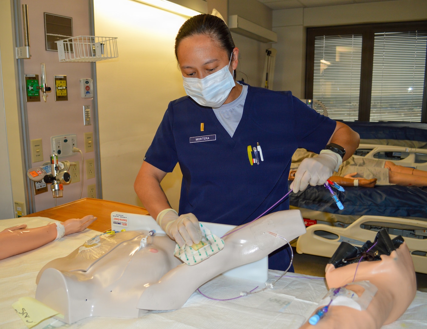 Medical-surgical nursing staff completes bi-annual simulation training