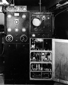 WASHINGTON, D.C. – This experimental 200 megacycle radar was installed on the USS New York (BB 34) by the U.S. Naval Research Laboratory in 1938 and was tested at sea during the first months of 1939. Over the last eight decades, radar has evolved into sophisticated systems but challenges, such as radar clutter, remain. (U.S. Navy photo, courtesy of the Naval History and Heritage Command)