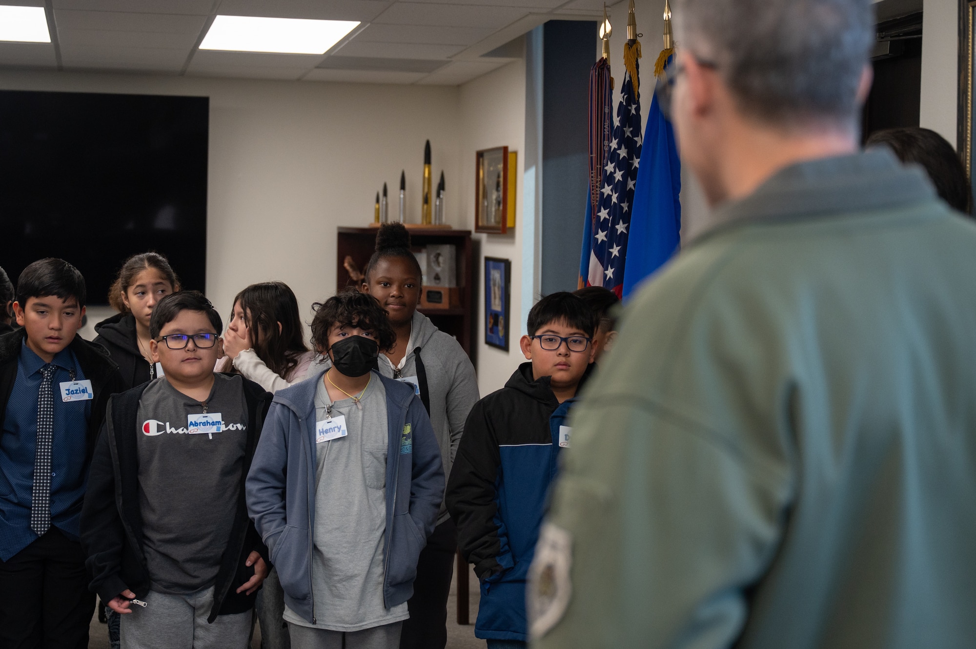 STARBASE Edwards students participate in a STEM activity