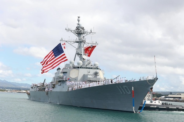 USS William P. Lawrence Returns to Pearl Harbor Following Seven-Month Indo-Pacific Deployment