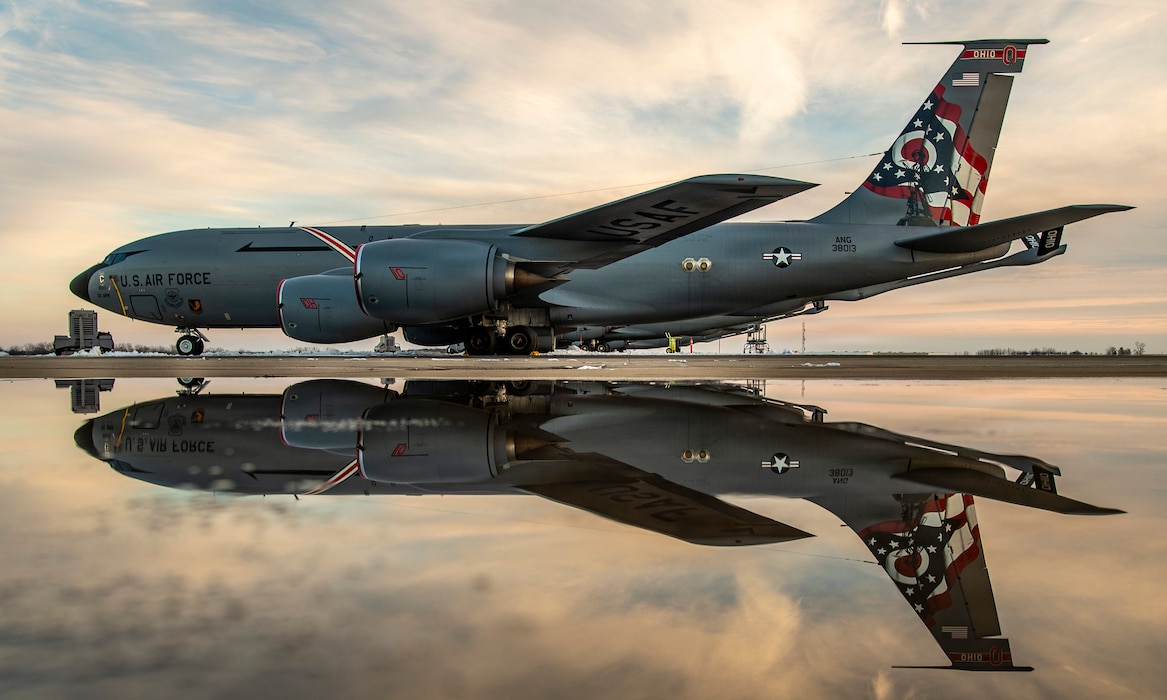 KC-135 on flightline
