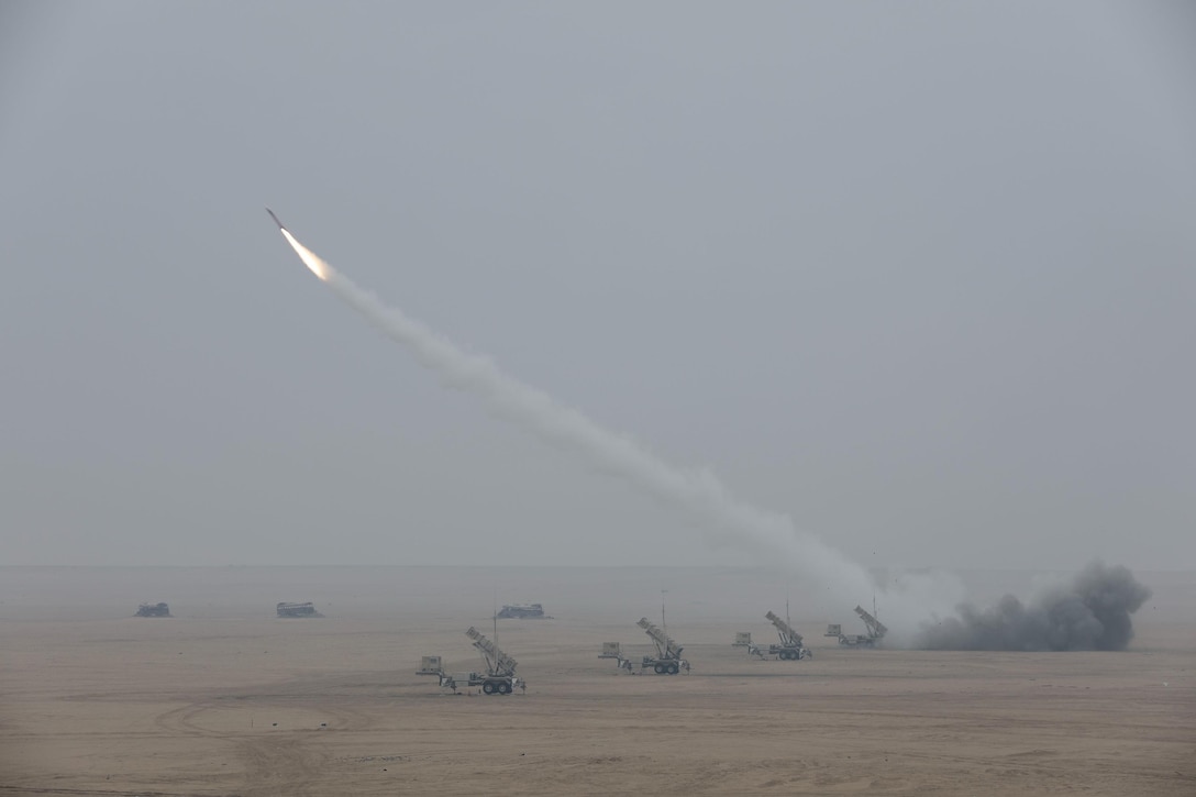 U.S. forces completed a high-end, advanced counter-drone exercise in Kuwait with international partners, Dec. 12. Led by Kuwait, exercise Sky Shield included participation from the United States, Bahrain, and the United Kingdom. Forces focused on enhancing interoperability to detect, track, and engage drones through a layered air defense architecture.