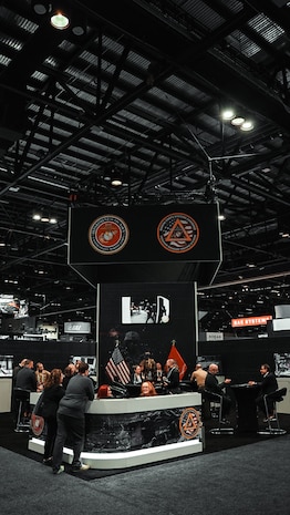 The Marine Corps Program Manager Training Systems booth