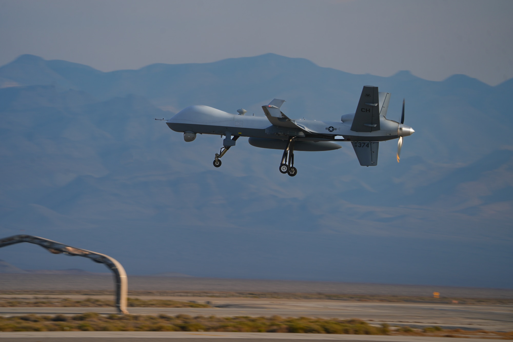 An MQ-9 Reaper in flight.