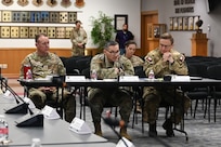 Sixteenth Air Force and Polish Cyber Command leadership discuss cyber.