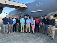 CRESTVIEW, Fla. – A dedicated team of Naval Surface Warfare Center Dahlgren Division employees, who played a pivotal role in developing the precision strike package for the AC-130J gunship, participated in the ceremony celebrating a significant milestone as the government accepted the final AC-130J on November 2, 2022. (NSWCDD Photo)