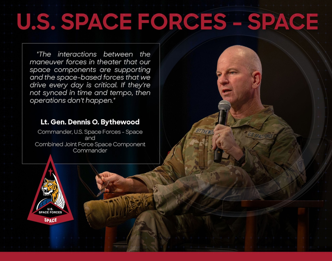 Senior military commander speaks.