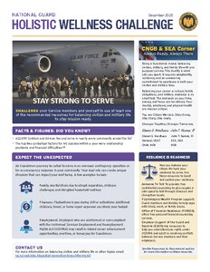 Holistic Wellness Challenge Stay Strong to Serve