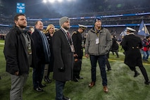 BALTIMORE (Dec. 13, 2025) - Special 
Special Agents assigned to the Protective Services Field Office of the Naval Criminal Investigative Service ensure the safety of their principals under the executive protection coverage during the 126th Army-Navy game at MT&T Stadium in Baltimore, Md., Dec. 13, 2025. (U.S. Navy photo by Mass Communication Specialist 2nd Class Kaitlyn E. Eads)