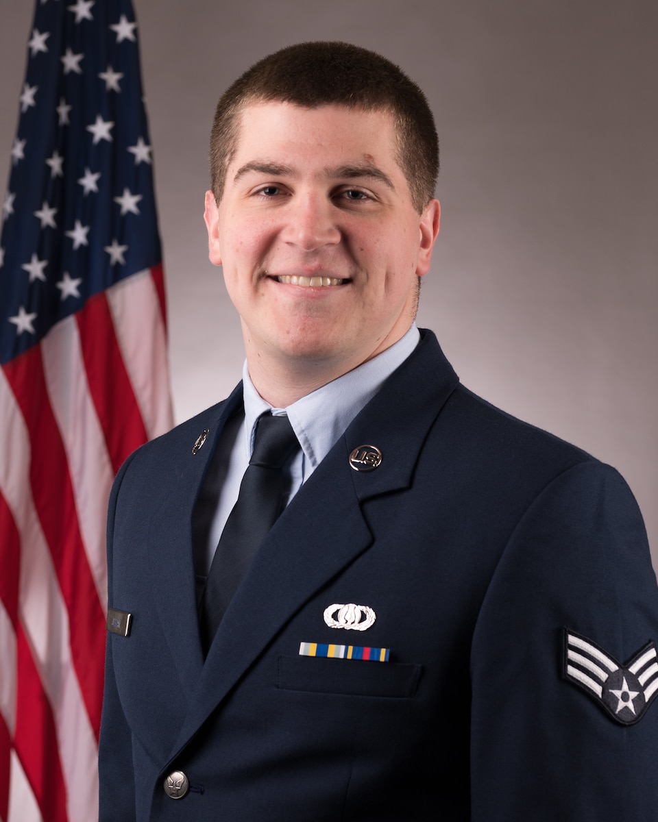 Senior Airman Adam Julian Official Service Dress Photo