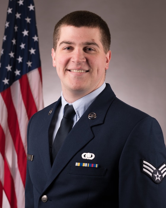 Senior Airman Adam Julian Official Service Dress Photo