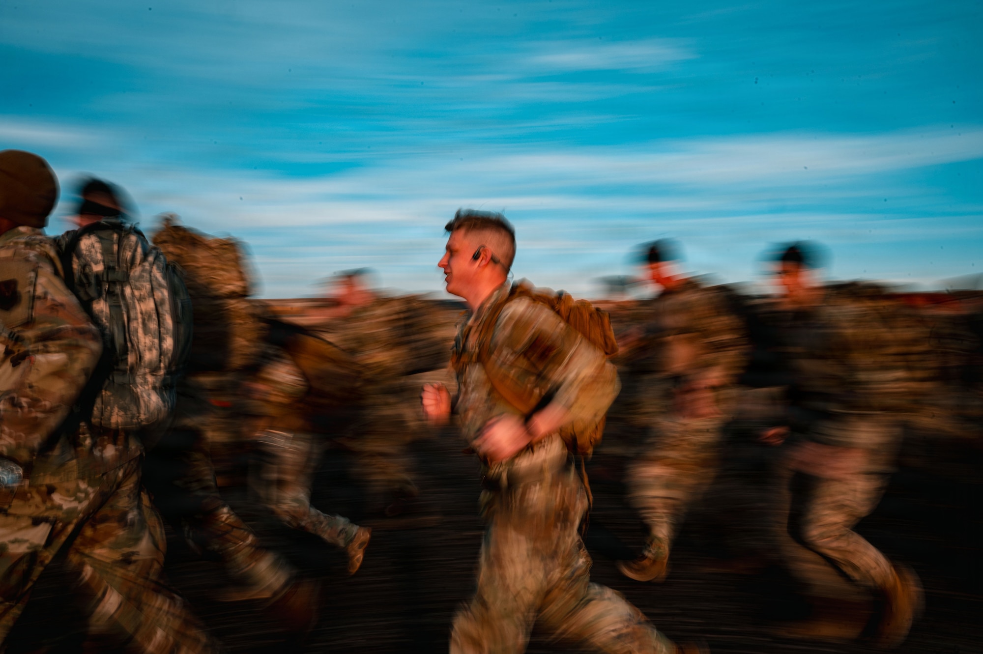 To earn the Norwegian Foot March badge, participants must finish the 18.64-mile event while carrying a 24.25-pound ruck and meeting time standards set by the Norwegian military.