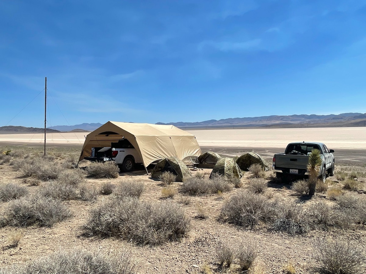 Airmen with the 752nd Operations Support Squadron finish setup of the Tactical Operations Center – Light kit during an exercise. The 752 OSS, Air Combat Command’s designated pathfinder unit for TOC-L, conducts real-world experimentation in major exercises like Red Flag, Bamboo Eagle, and Project Convergence. These efforts refine operation requirements, inform acquisition, and shape development of prototypes. (Courtesy Photo)