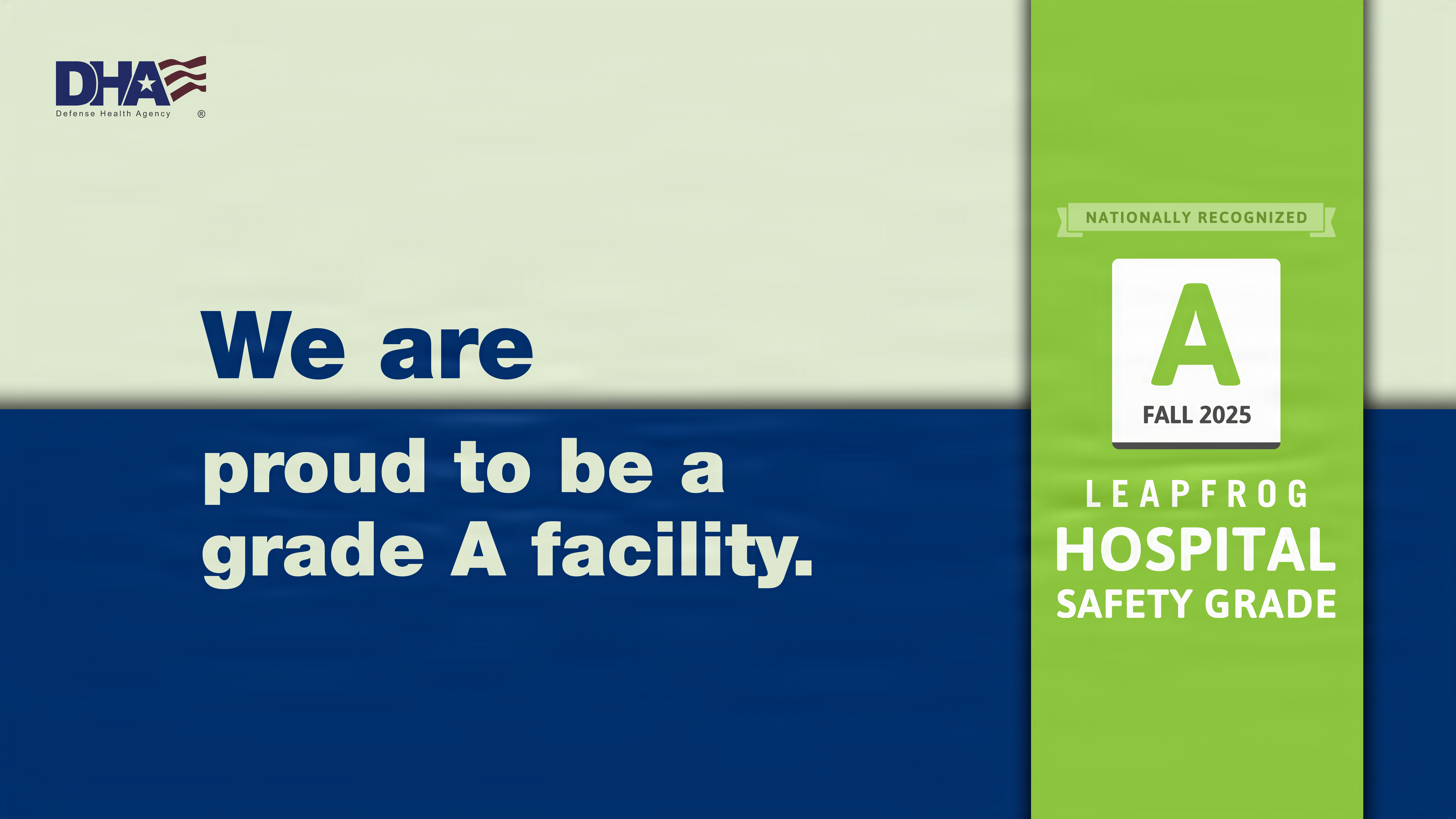 U.S. Naval Hospital Guam receives highest Leapfrog grade for safe