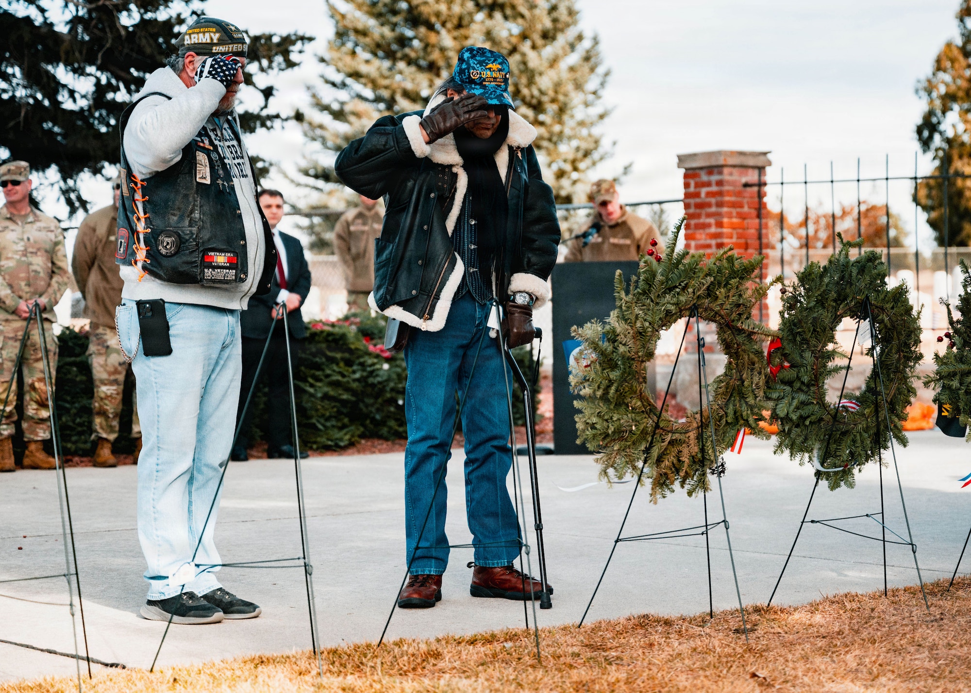 Wreaths Across America is an annual nationwide initiative that brings communities together to remember and honor U.S. veterans by placing wreaths at their gravesites.