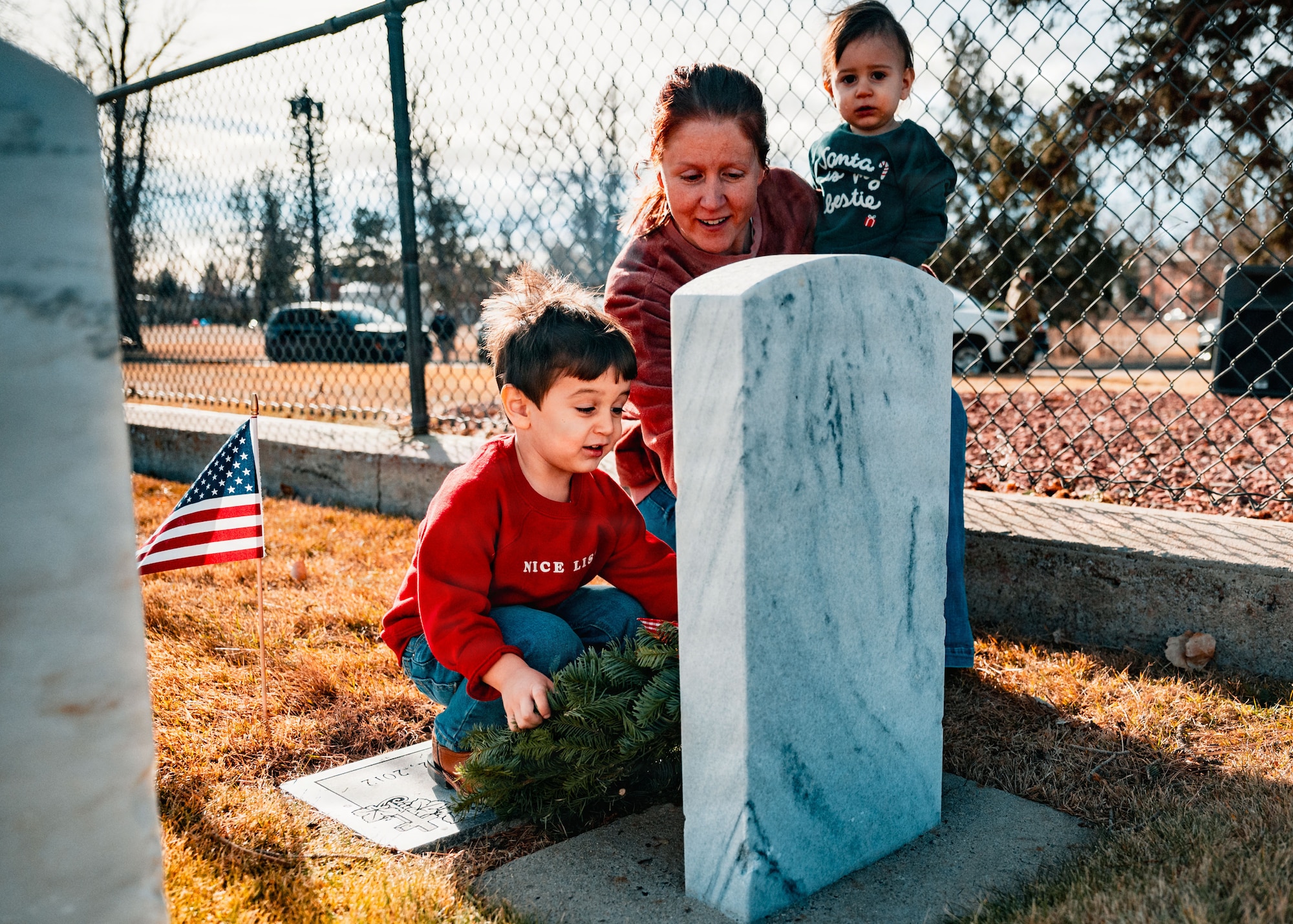 Wreaths Across America is an annual nationwide initiative that brings communities together to remember and honor U.S. veterans by placing wreaths at their gravesites.