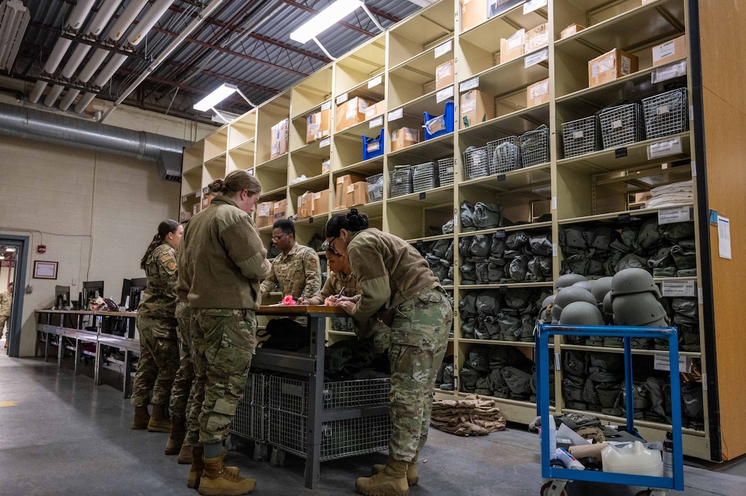 people get gear issued