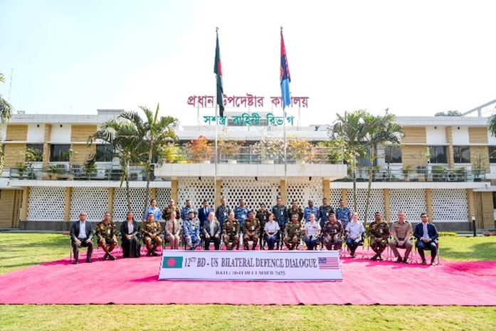 U.S. Indo-Pacific Command (USINDOPACOM) sent a delegation to Dhaka, Bangladesh to co-chair the 12th iteration of the Bilateral Defense Dialogue with the Armed Forces of Bangladesh, December 9-11, 2025.