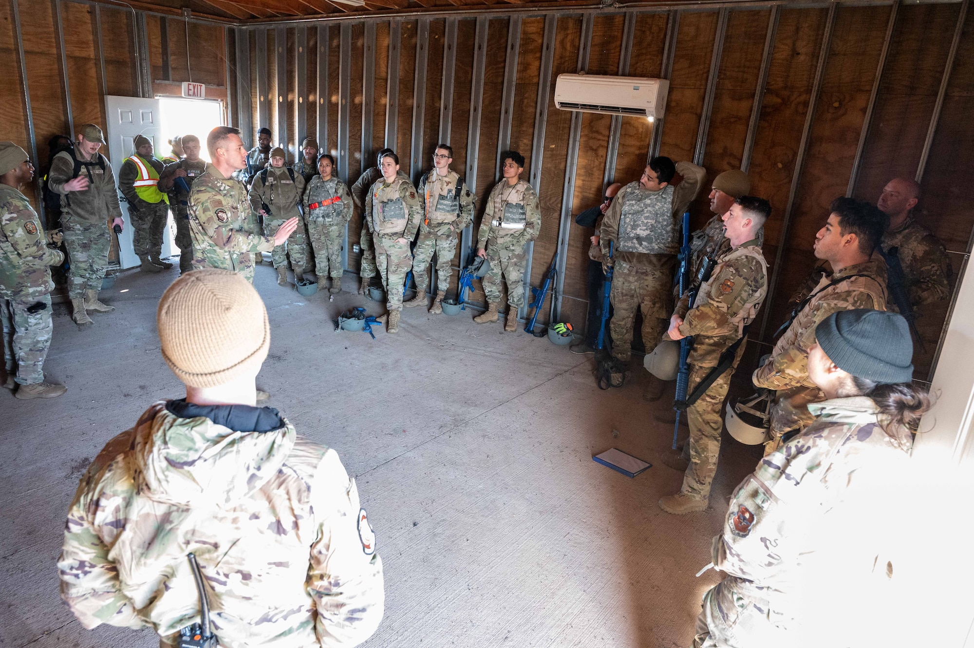 people gather in a group