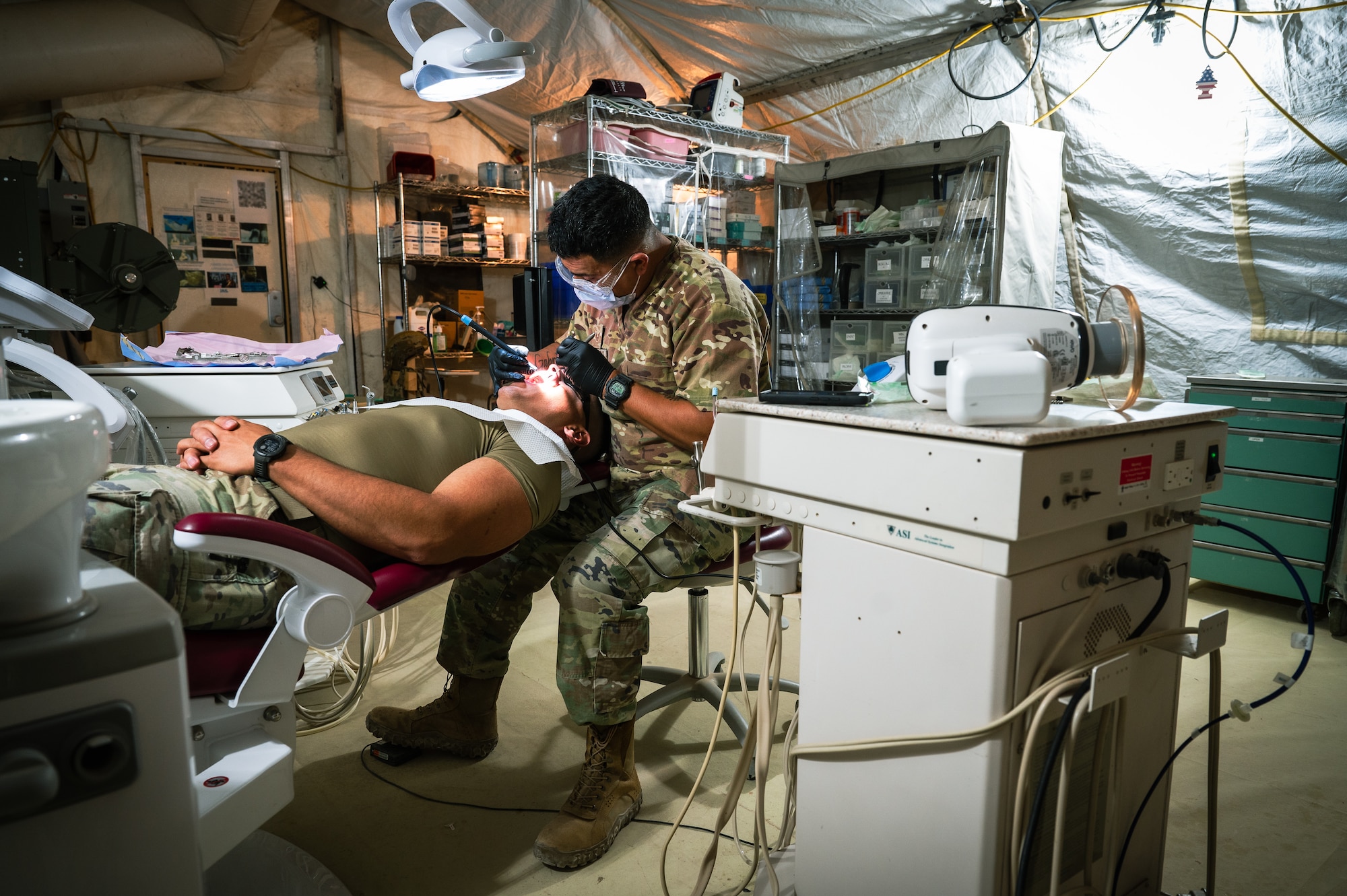 378th EMDS conducts dental exam