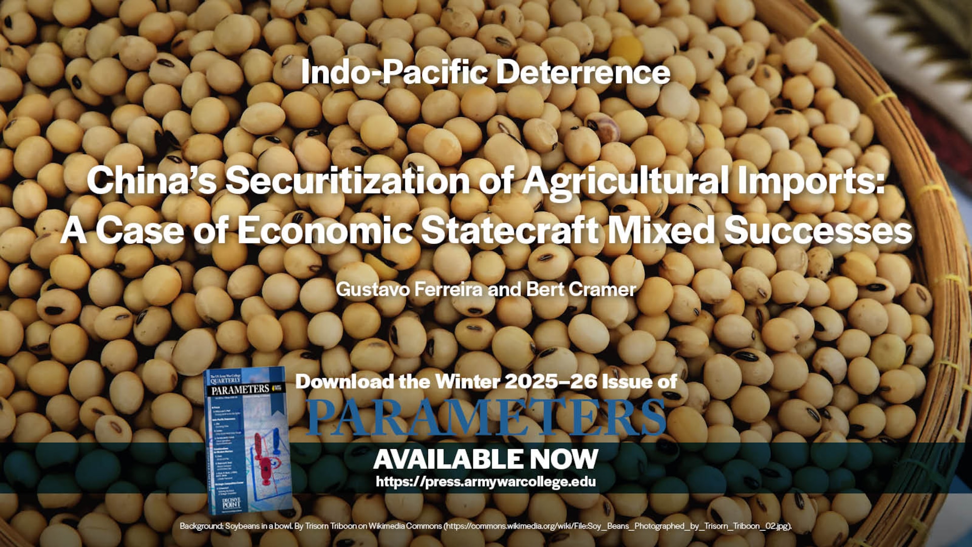 Slide for the article China’s Securitization of Agricultural Imports: A Case of Economic Statecraft Mixed Successes