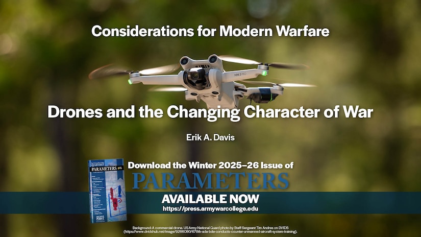 Slide for the article Drones and the Changing Character of War