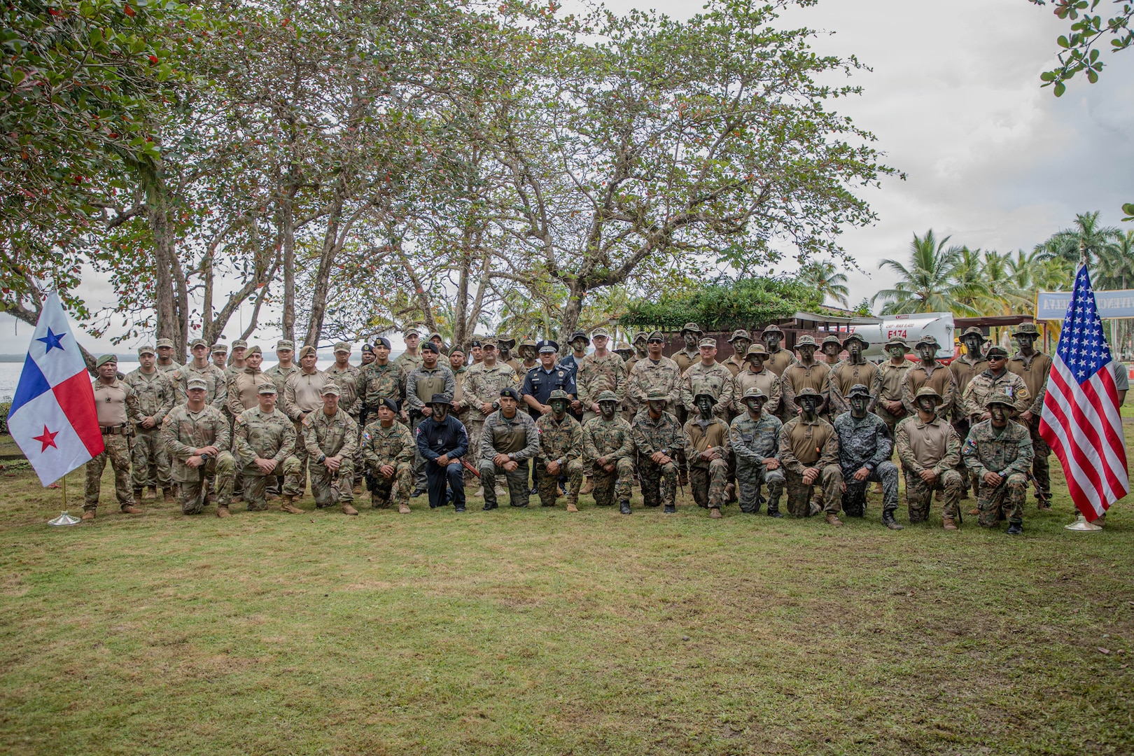 U.S. and Panamanian Military and Security forces pose together