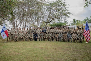 U.S. and Panamanian Military and Security forces pose together