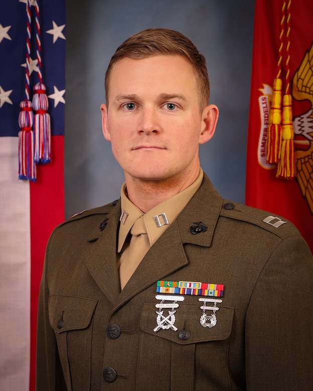 Captain Zachary W. Bailey, Commanding Officer, ALPHA COMPANY, 1ST BATTALION, 25TH MARINES