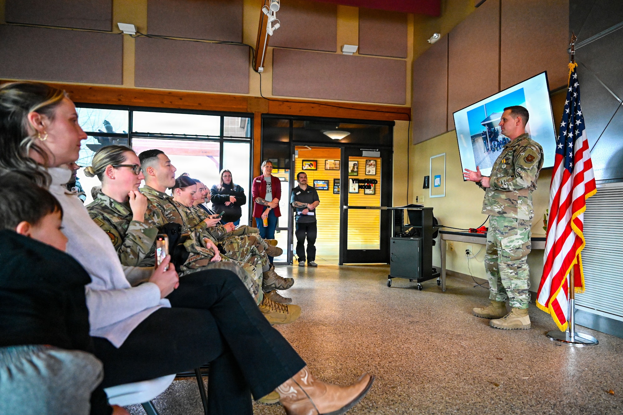 Through the partnership between 90 SFS, CAS and Bhate Environmental Associates, decommissioned MWD training obstacles from F.E. Warren Air Force Base were repurposed to revitalize the shelter’s aging dog park and benefit the Cheyenne community.
