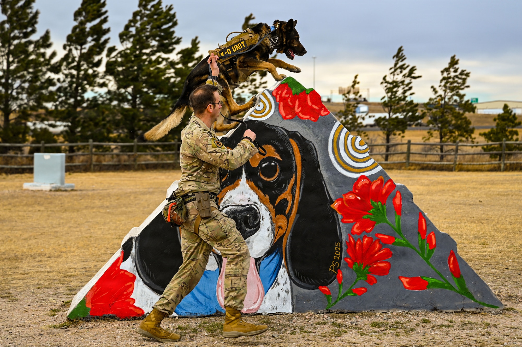 Through the partnership between 90 SFS, CAS and Bhate Environmental Associates, decommissioned MWD training obstacles from F.E. Warren Air Force Base were repurposed to revitalize the shelter’s aging dog park and benefit the Cheyenne community.